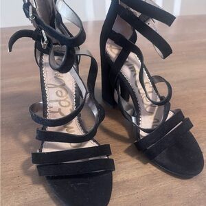 Sam Edelman Elegant Black Suede Heels